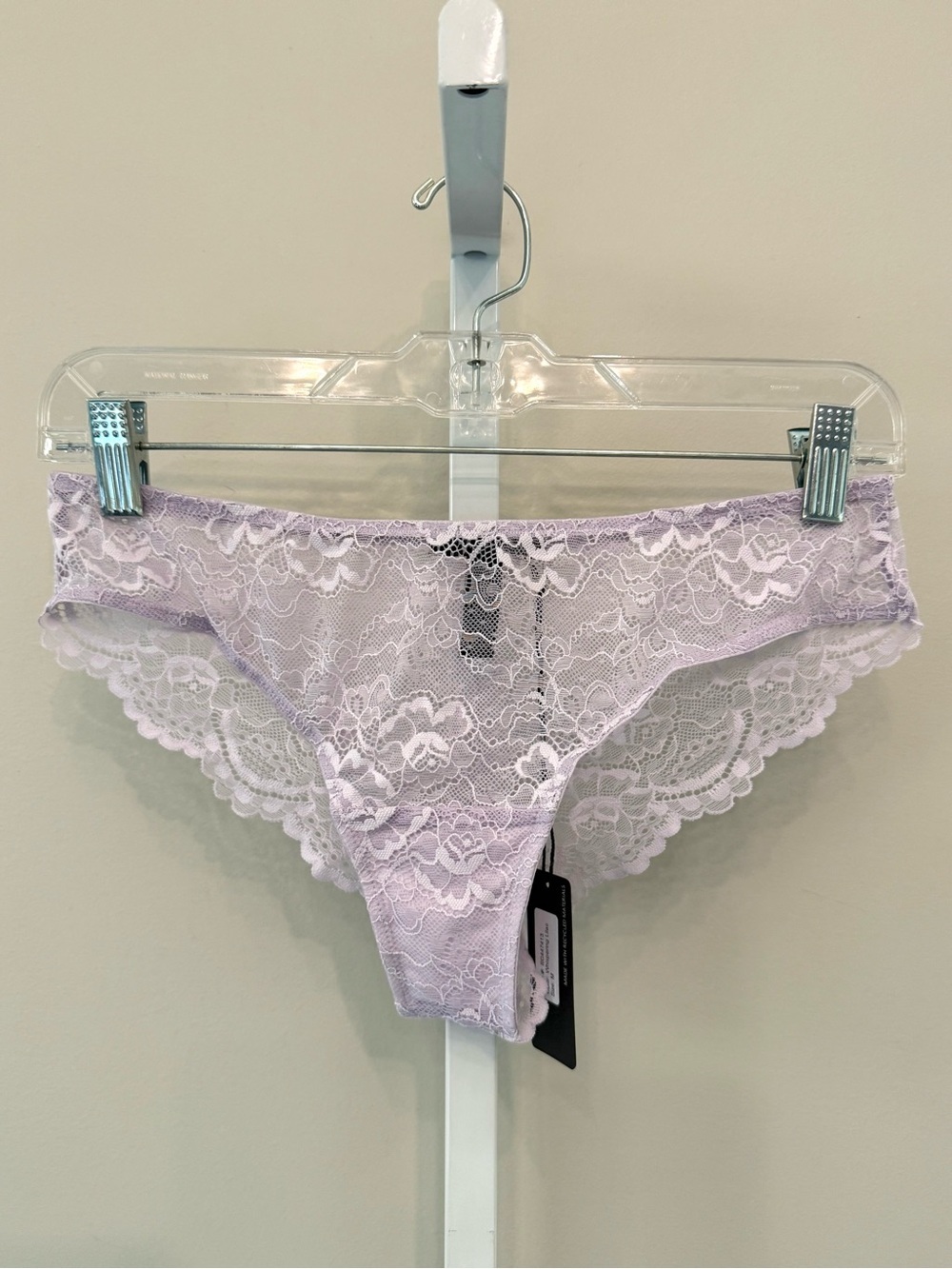 Samantha Chang New York Full Lace Panties Lavender Purple Floral Lace NWT Medium